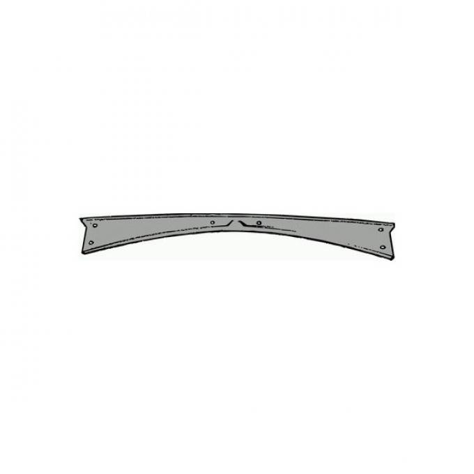 Model A Ford Dash Upper Finish Rail - Fiberglass - Coupe & Tudor Sedan - 1928-29 Only