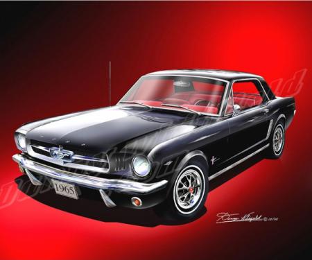 Mustang Coupe Fine Art Print By Danny Whitfield, 1965