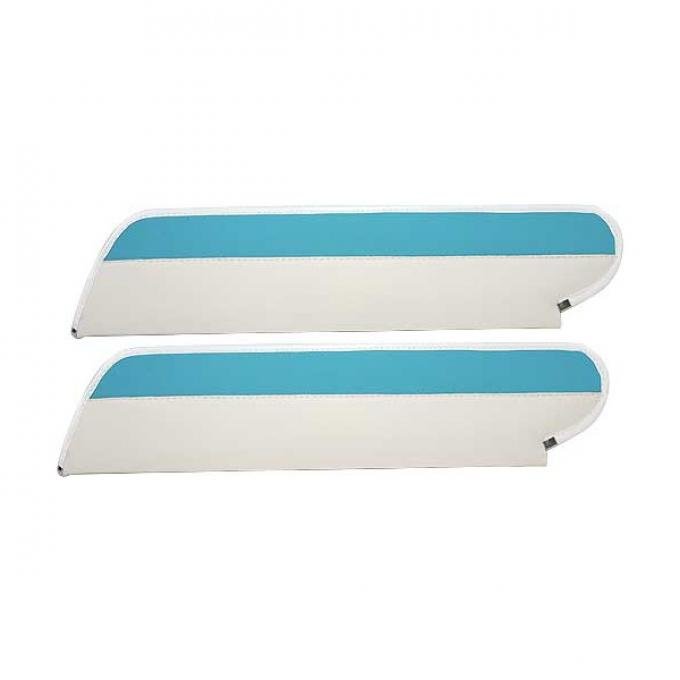 Sun Visors - Blue Vinyl Covered - Ford Victoria