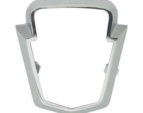 Trunk Emblem Bezel - Die Cast - Triple Chrome Plated - Ford