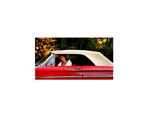 Ford Convertible Top, W/ Glass Rear Window, Fairlane, 1966-67