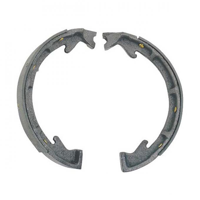 Model T Ford Hub Rear Brake Shoe Set, Lined Accessory Type