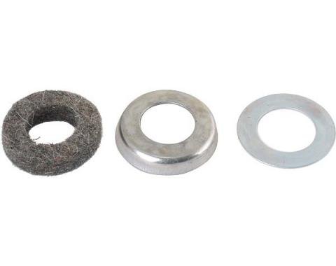 Model A Ford Water Pump Bearing Disc Felt & Washer Set - Front - 6 Pieces