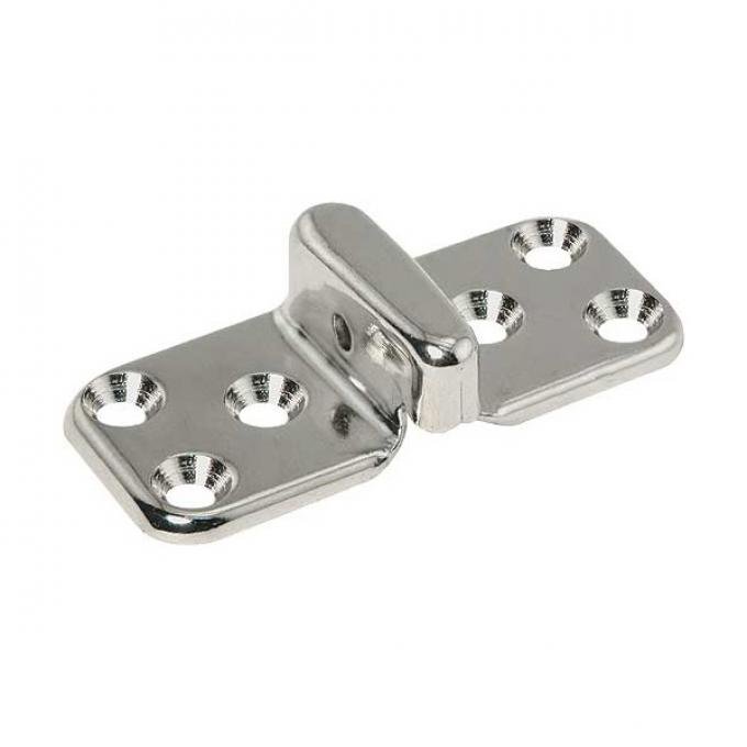 Model A Ford Door Dovetail - Male - 6 Hole Type - Chrome - 1928-29 Briggs - 1929-31 Cabriolet & Town Sedans & Standard Fordors