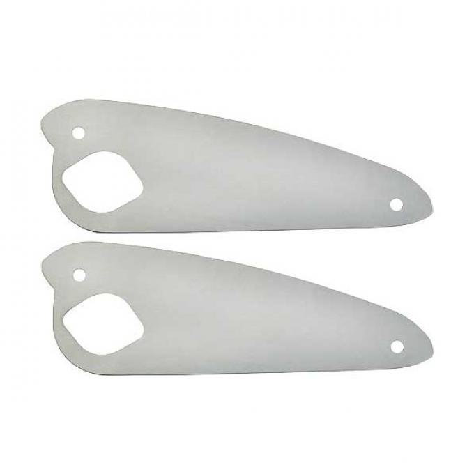Ford Pickup Truck Outside Door Handle Scratch Guards - Polished Stainless Steel