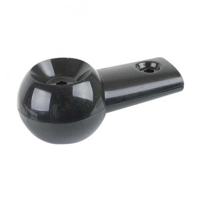 Ford Pickup Truck Cowl Vent Knob - Black Plastic - 2 Pieces