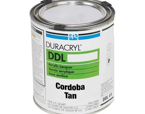 Exterior Body Paint - Acrylic Lacquer - Cordoba Tan - Quart- Ford