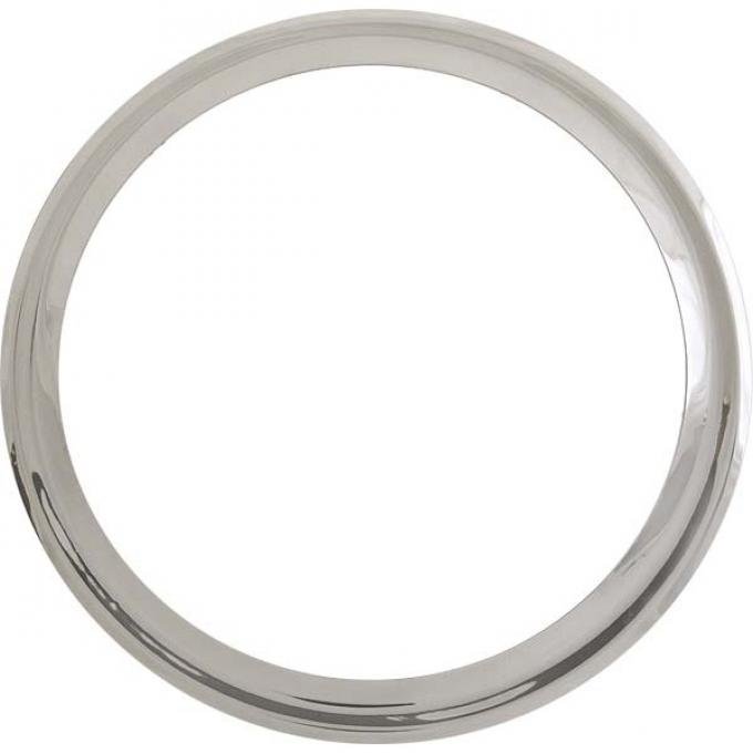 Model A Ford Wheel Trim Ring - 19 - Smooth Stainless Steel