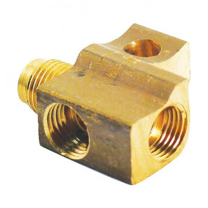 Brake T Rear Connector - Rear - Brass - Ford Pickup Truck