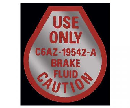 Disc Brake Master Cylinder Decal - Comet & Montego