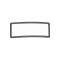 Model A Ford Rear Window Garnish Moulding - Coupe & Tudor Sedan - Also Fits 1928-29 Special Coupe & 1929-31 Fordor Briggs Sedan - Fiberglass