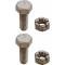 Emergency Brake Handle To Firewall Hardware Kit - Cadmium Finish - Ford & Mercury