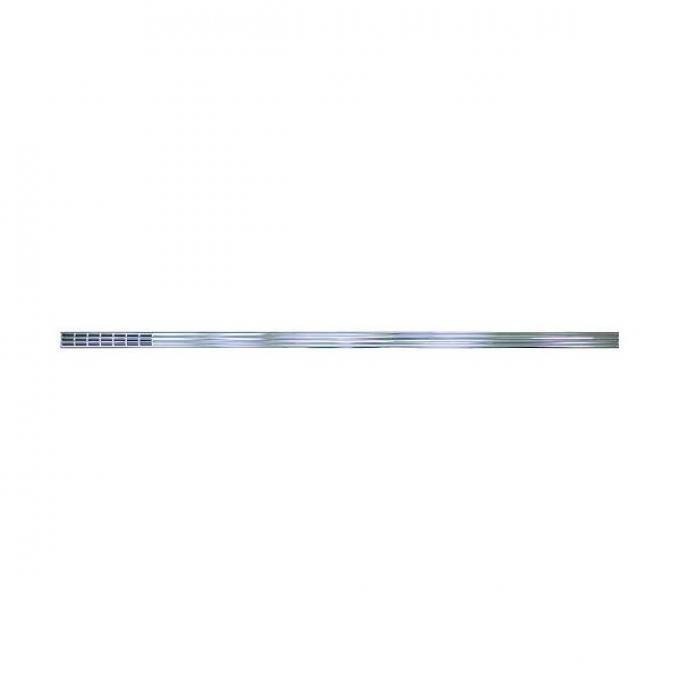 Quarter Panel Moulding - Stainless Steel With Black Accents- Ford 2 Door