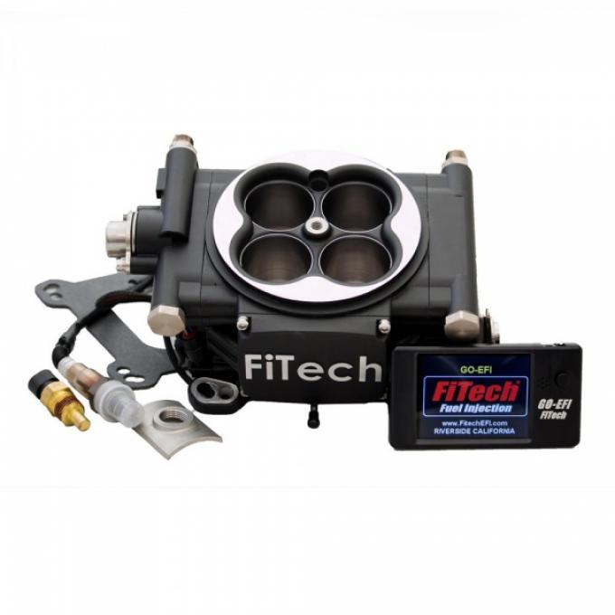 FiTech Fuel Injection 600 HP Power Adder Kit, Matte Black Finish