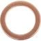 Ford Thunderbird Brake Line Gasket, Copper, 0.51 ID X 0.70 OD, For B5S-2075 Conn Block, 1955-60