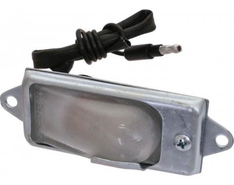 Ford Thunderbird Rear License Plate Light Assembly, 1964-66