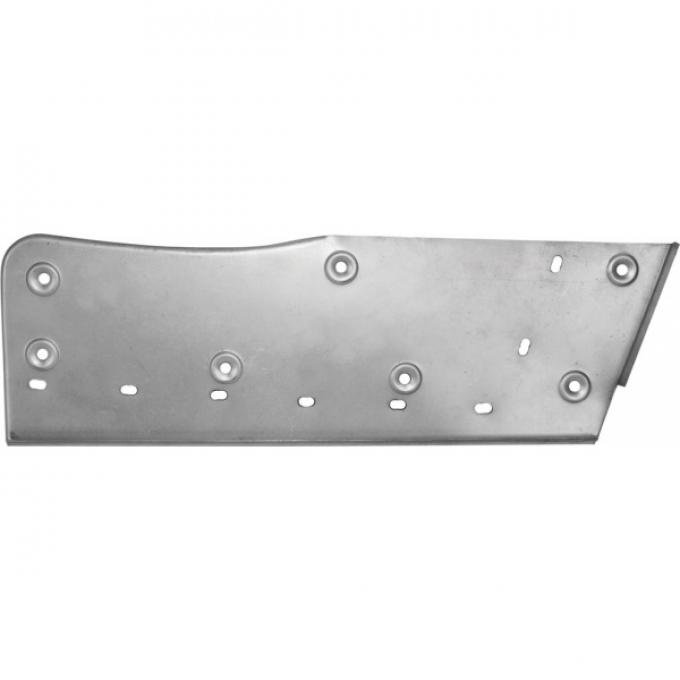 Seat Frame Side Braces - Unpainted Steel - Ford 3 Window Coupe