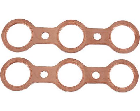 Model A Ford Intake & Exhaust Manifold Gaskets - Copper Clad Asbestos-Like Original Type - 2 Pieces