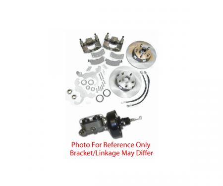 Front Disc Brake Conversion Kit, With Power Booster & Master Cylinder, Fairlane, Galaxie, Ranchero, 1957-1959