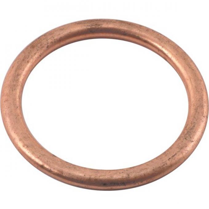 Model A Ford Oil Plug Drain Gasket - Copper - For Early 1928 AR - Fits A6730AR Plug