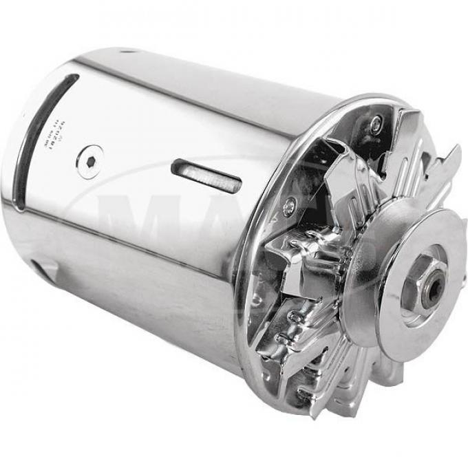 PowerGen - 6 Volt Positive Ground - 5/8 Pulley - Chrome Case - Ford & Mercury Flathead V8