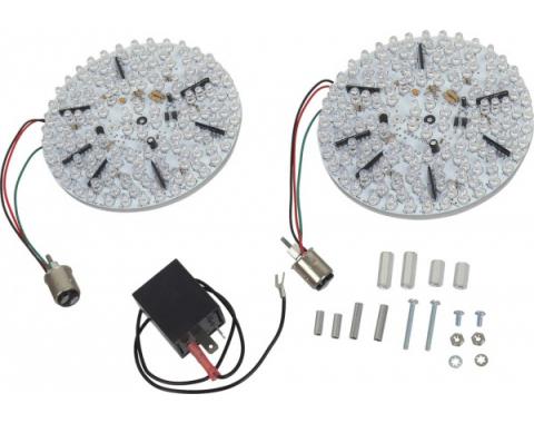 Thunderbird LED Tail Light Kit, Non-Sunburst Effect, 1957