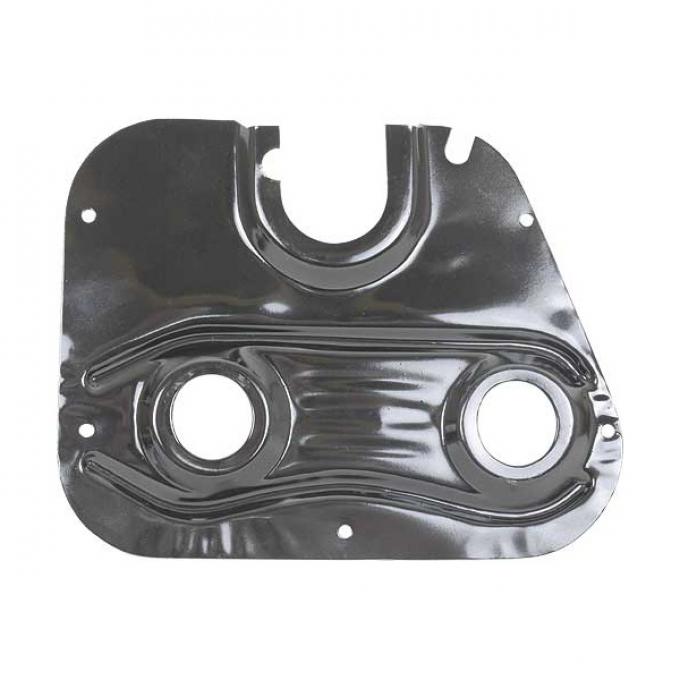 Steering Tube Floor Plate - Surrounds Brake & Clutch Pedals- Steel - Ford Pickup Truck