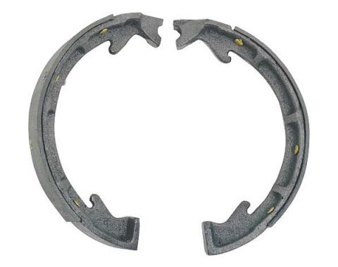 Model T Ford Hub Rear Brake Shoe Set, Lined Accessory Type