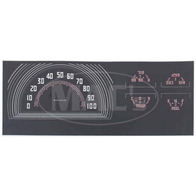 Speedometer & Gauges Decal Set - Ford Pickup Truck | Blue Oval Classics