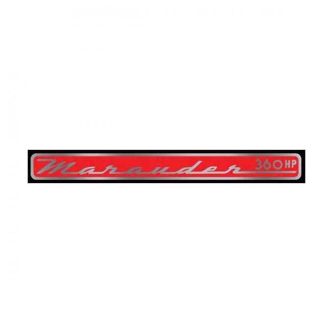 Valve Cover Decal - Marauder 360 Horsepower - Mercury