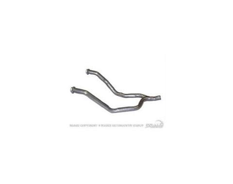 Ford Mustang Exhaust Pipe, 200 Exhaust Head Pipe 2" - Fits A/T And M/T 1968-70