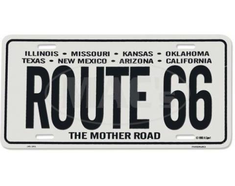 License Plate, Route 66, 8 States