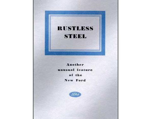 Rustless Steel - Another Unusual Feature Of The New Ford