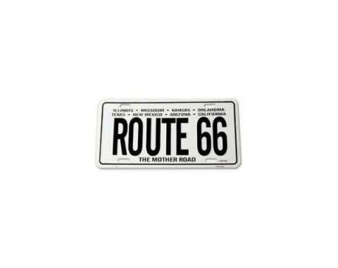 License Plate, Route 66, 8 States