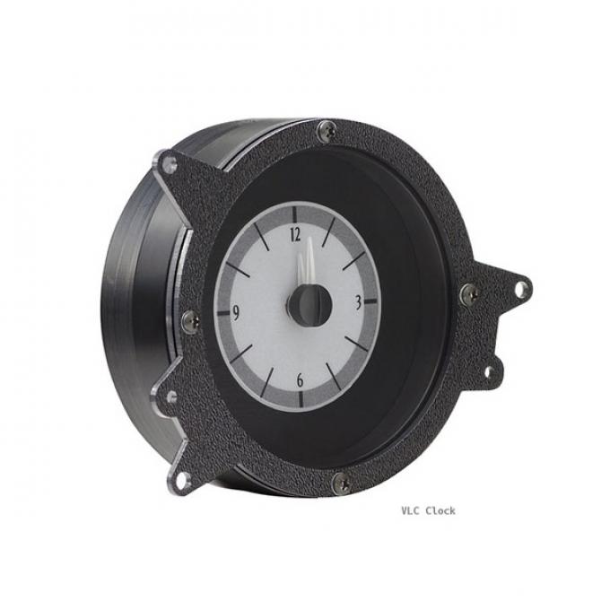 Ford Dakota VLC Analog Clock With Black Alloy Style Face, 1969-1970