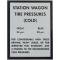 63/64 MERCURY STATION WAGON 63/64 MERCURY STATION WAGON TIRE PRESSURE DECAL
