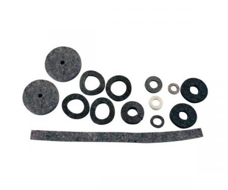 Model T Chassis & Engine Felt Gasket Set, 15-Piece, 1909-1927