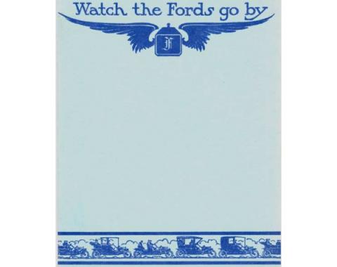 Ford Motor Cars 1909 Watch Fords Go By - 30 Pages - 30 Illustrations