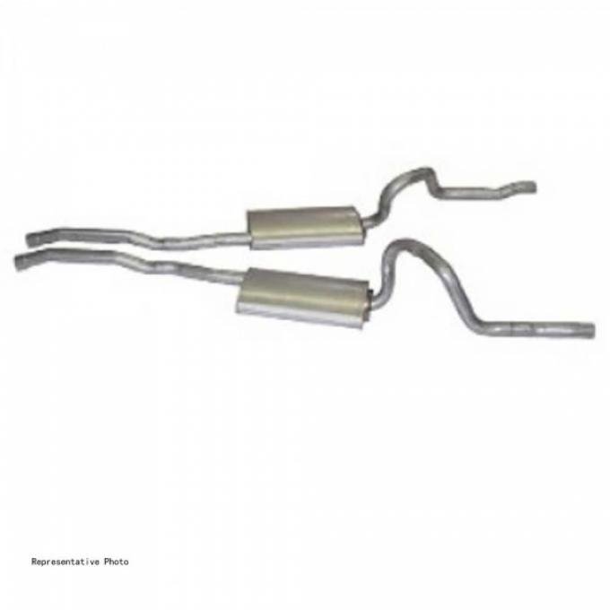 Ford Mustang OEM 351/428 Mach1 Exhaust System - Without Staggered Shocks 1970