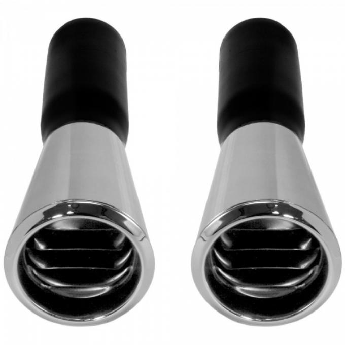 Mustang GT Exhaust Tips 2 Inch Pipe, Pair