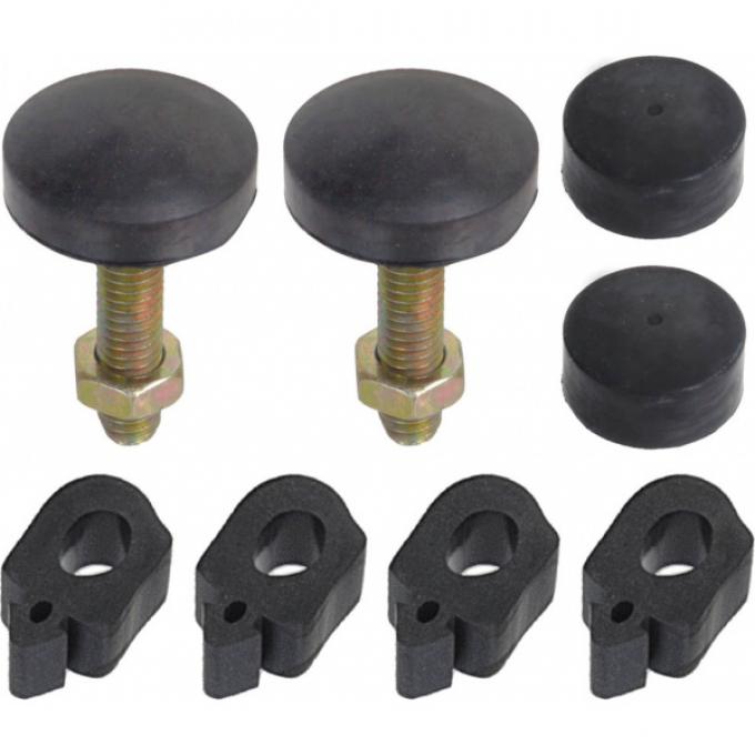 Hood Bumper Set - Complete - 8 Pieces
