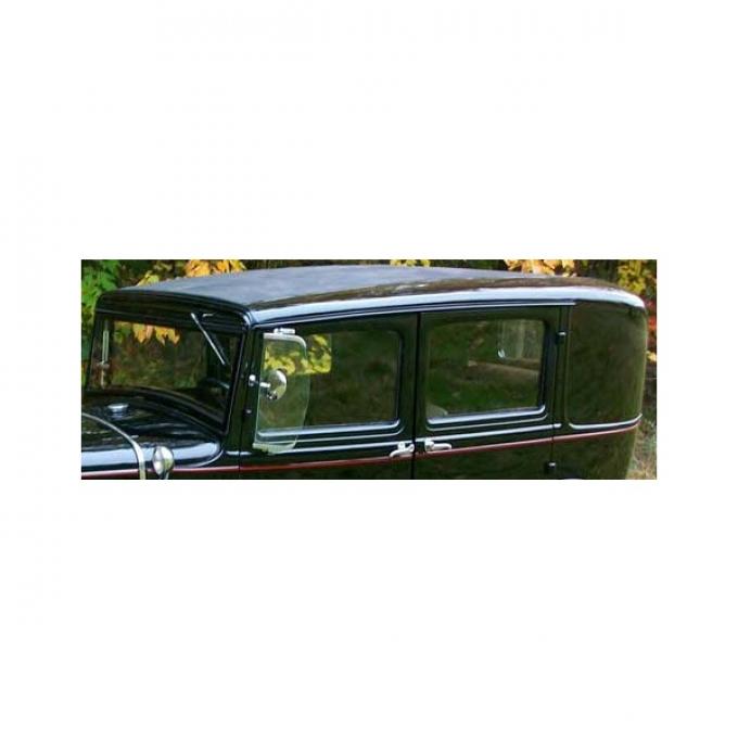 Model A Ford Door Window Glass - Any Body Style - Specify Year & Body Style, Clear Glass
