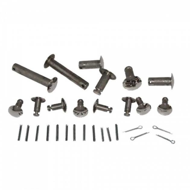 Ford Thunderbird Top Frame Pin Kit, 16 Pins & 16 Retainers, Polished ...