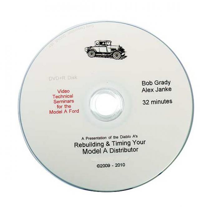 Model A Technical Help DVD - Rebuilding & Timing A Model A Distributor - 32 Minutes