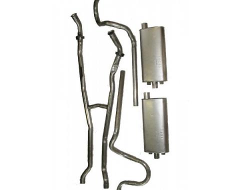 Exhaust System, 1.75 Pipe, Without Resonators, 62