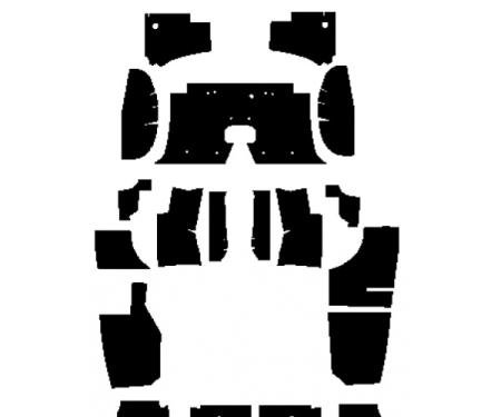 Insulation Kit, Body Panel Kit, For Convertible, 1964-66