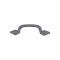 Hood Handles - Pressed Steel - Black - Ford Passenger