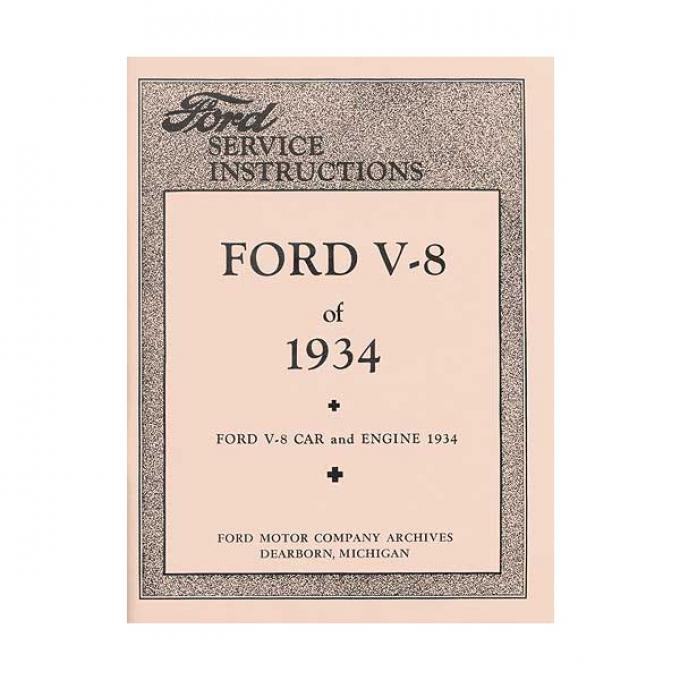 Ford Service Instructions - 104 Pages