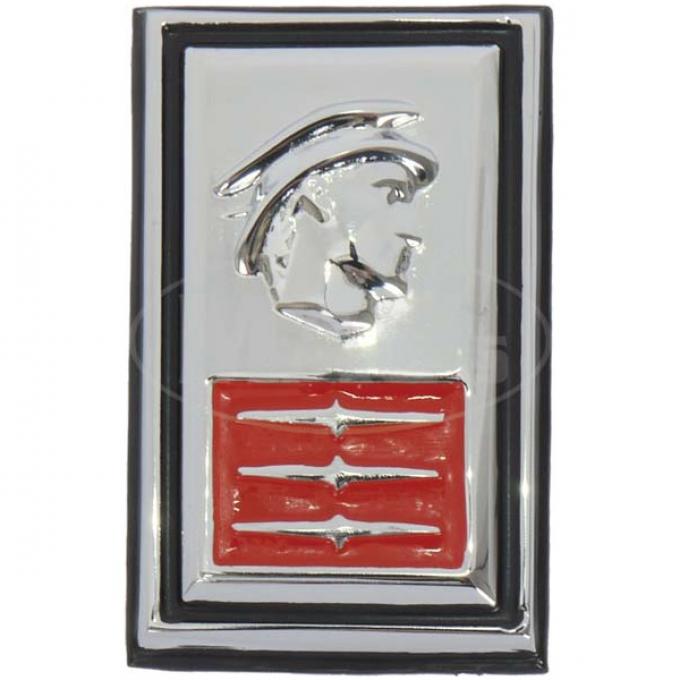Roof Sail Panel Emblem, Mercury Head, Comet, 1963