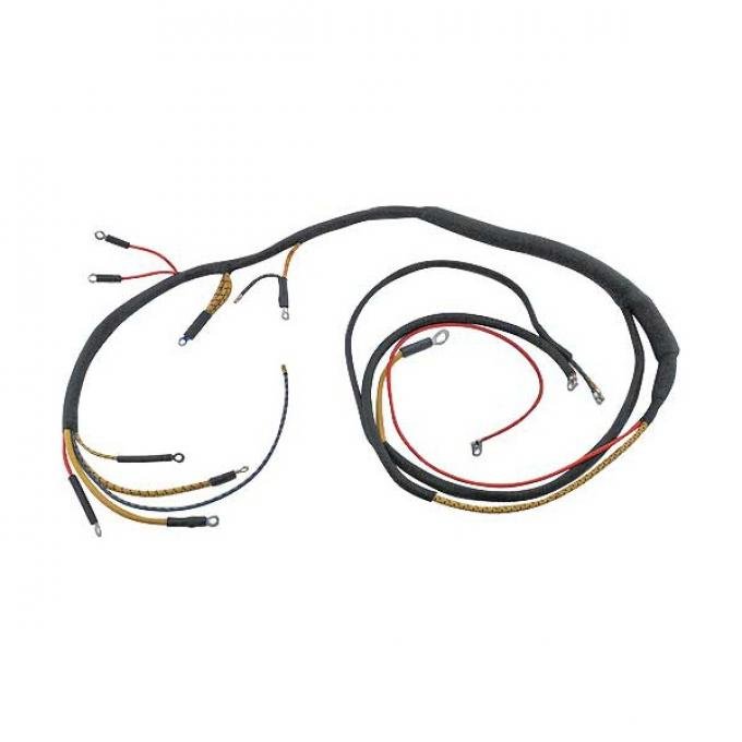 Cowl Dash Wiring Harness - 2 Terminal Amp Gauge - V8 - FordPassenger